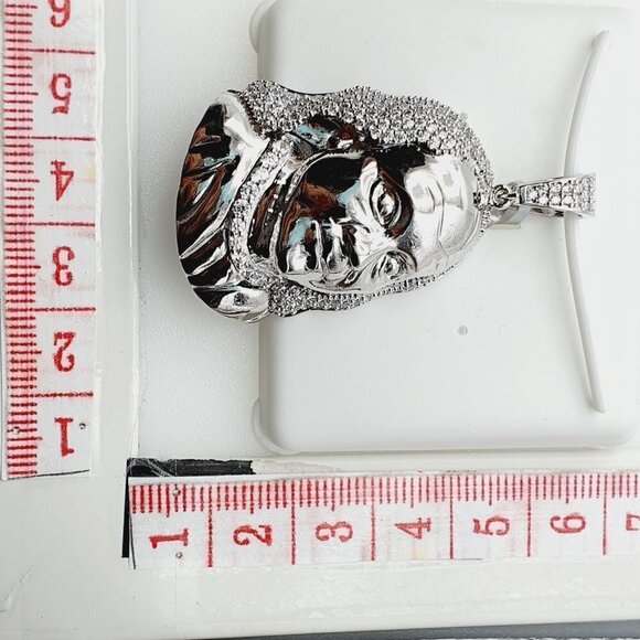 - "925 Sterling Silver Plated CZ Pendant, EVBRS355 - Picture 10 of 10